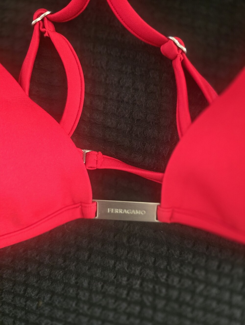 NWT Authentic Salvatore Ferragamo Red Bikini Set - Two Piece Swimwear L $890 - Picture 8 of 10